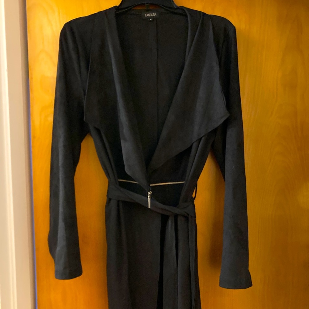 Black Fantazia long jacket